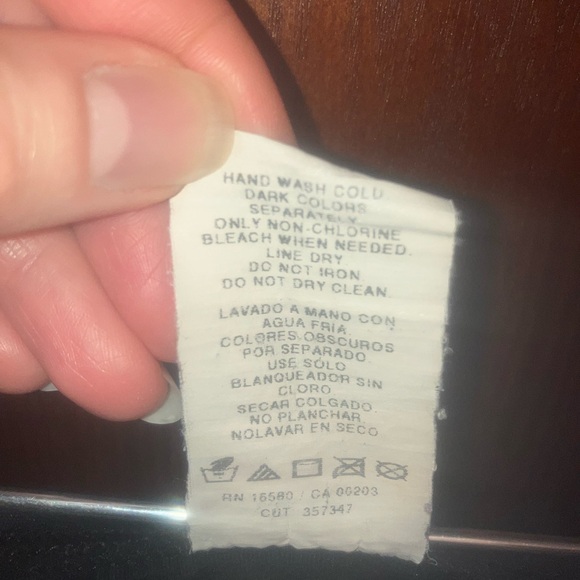 Black 9 Inch Long Skirted Swim Bottom - Picture 8 of 10